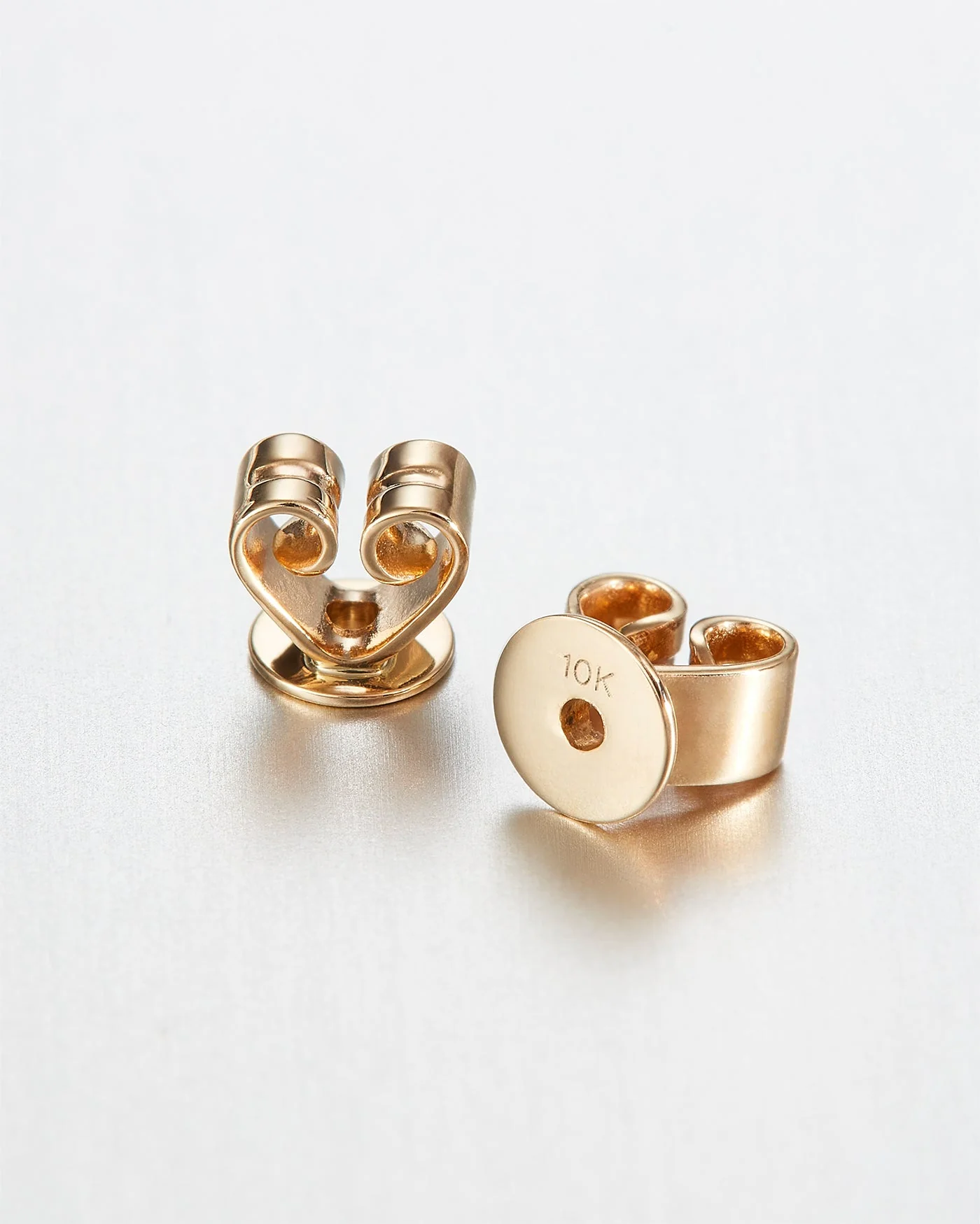 10K Gold Lab Grown Diamond Bar Stud Earrings - 0.22 CTW - Image 3