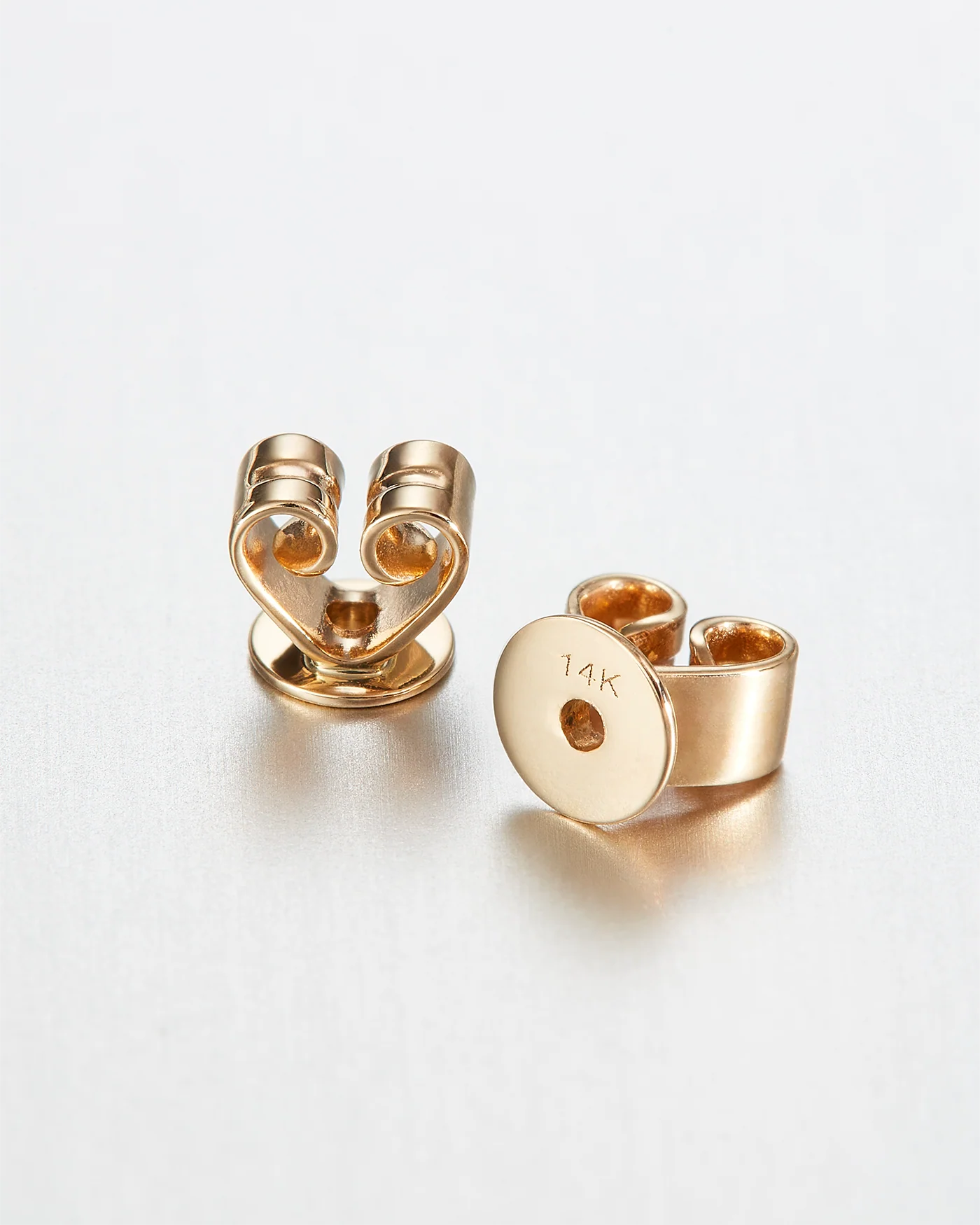 14K Gold Lab Grown Diamond Bar Stud Earrings - 0.20 CTW - Image 3