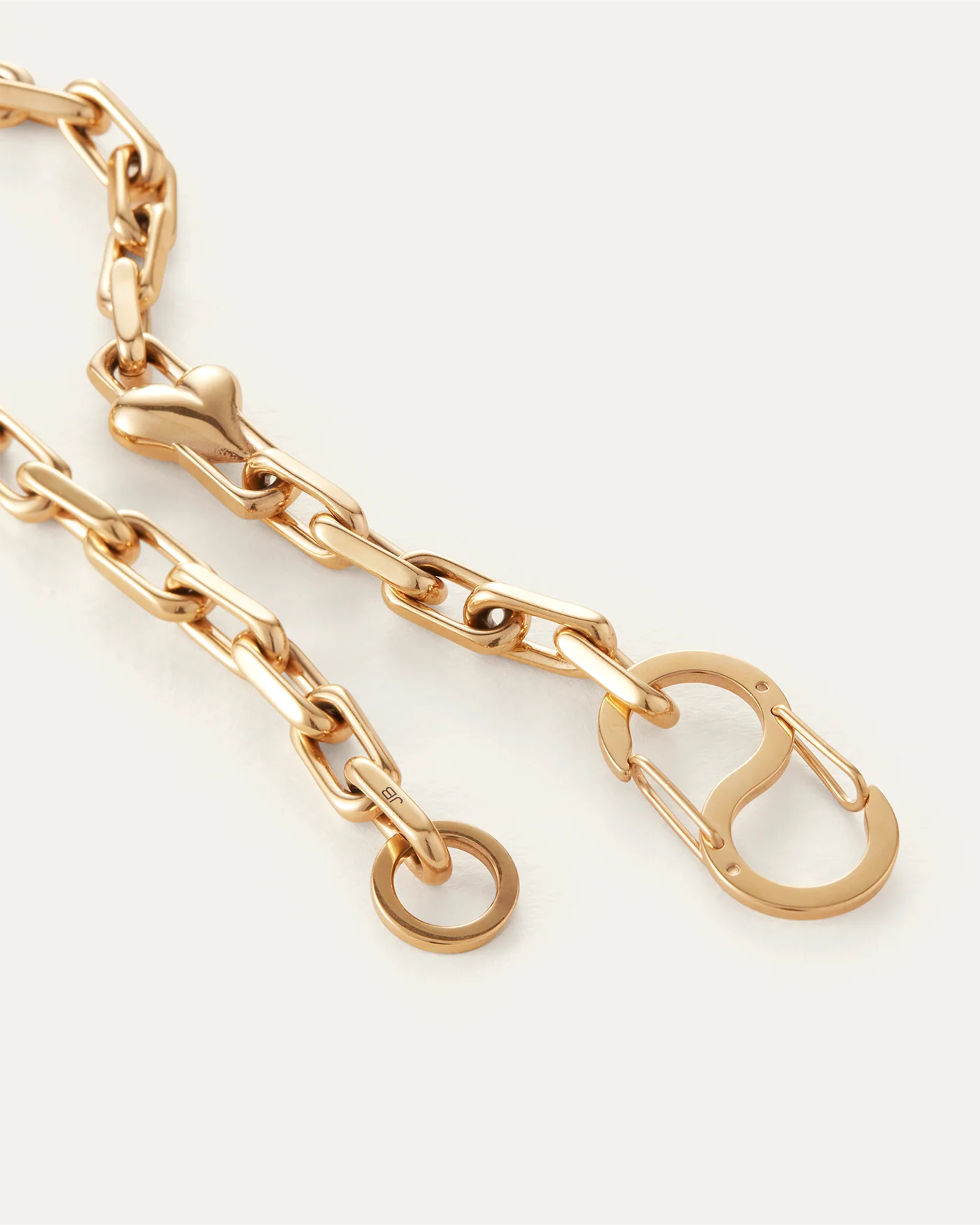 Art Heart Chain Necklace - Image 3