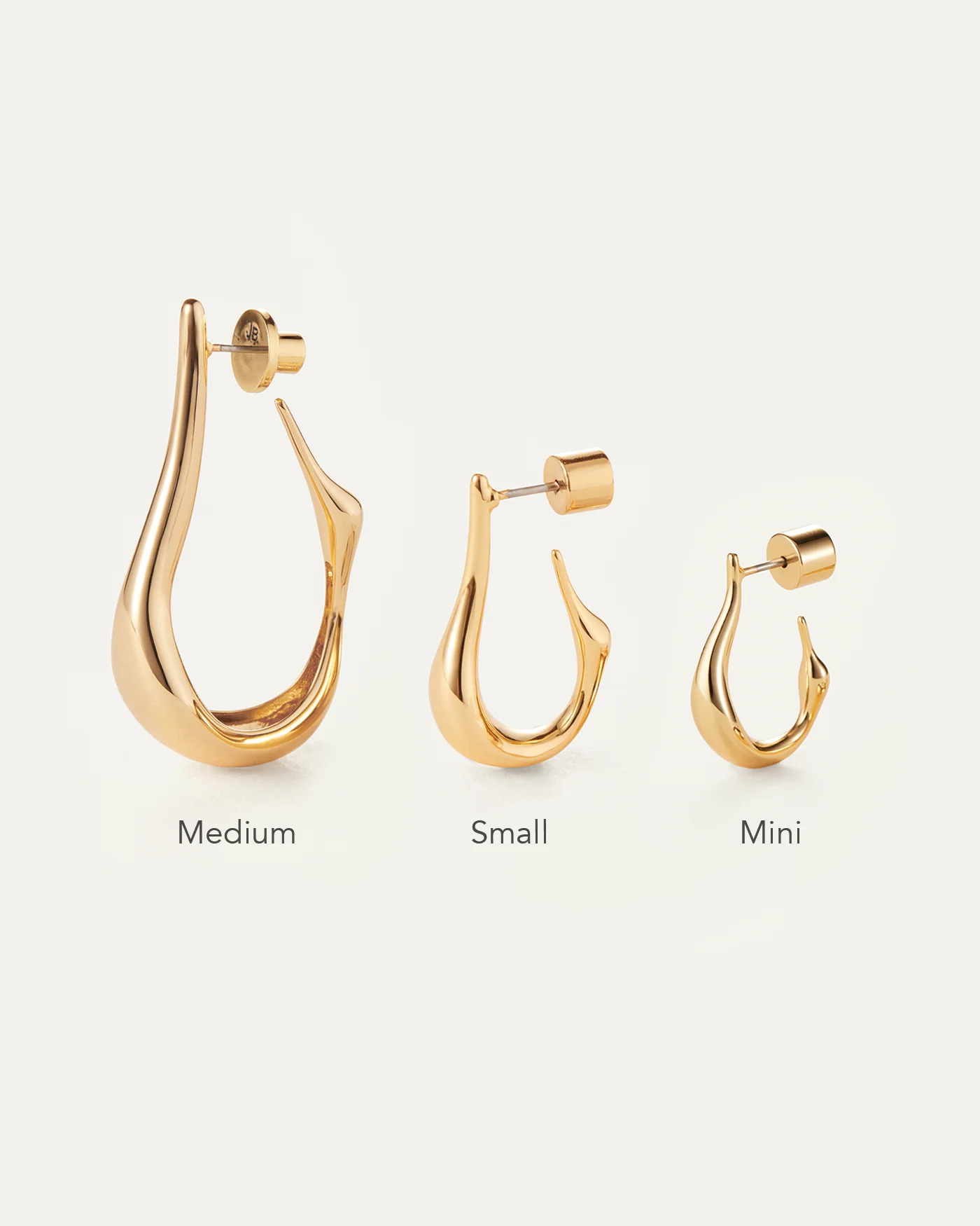 Colette Hoop Earrings - Medium - Image 5