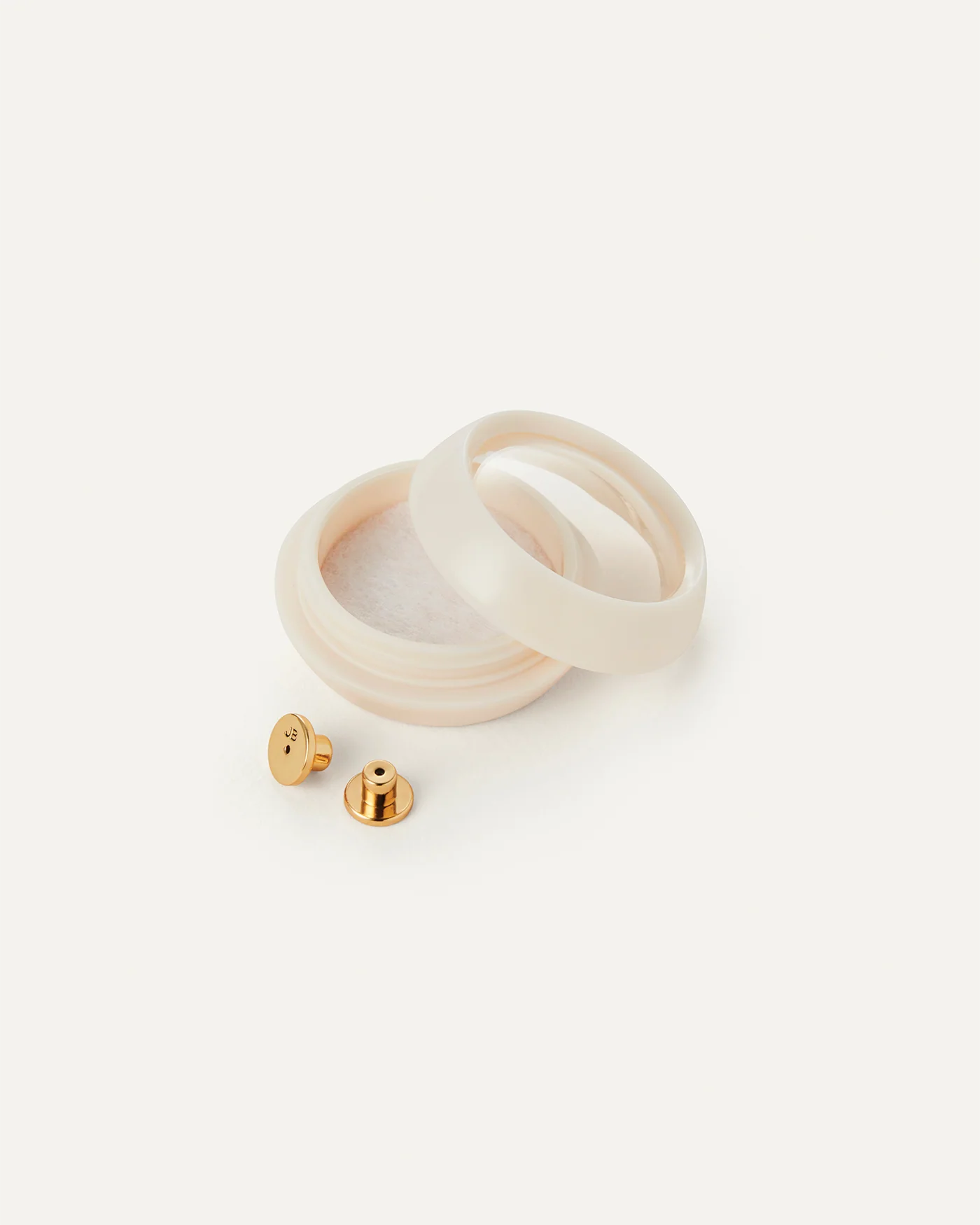Flat Disc Earring Backs - Image 2