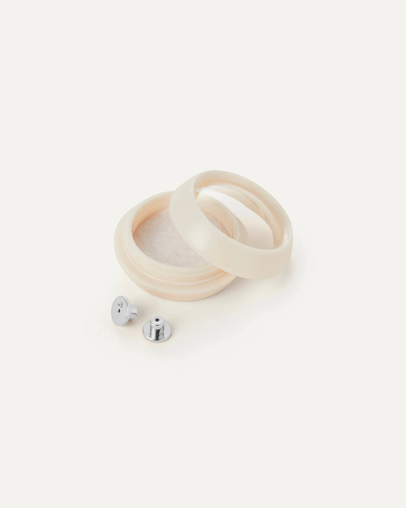 Flat Disc Earring Backs - Image 2