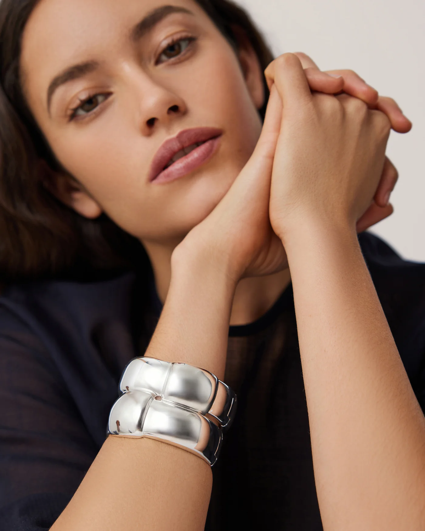 Mega Woven Square Bangle - Image 2