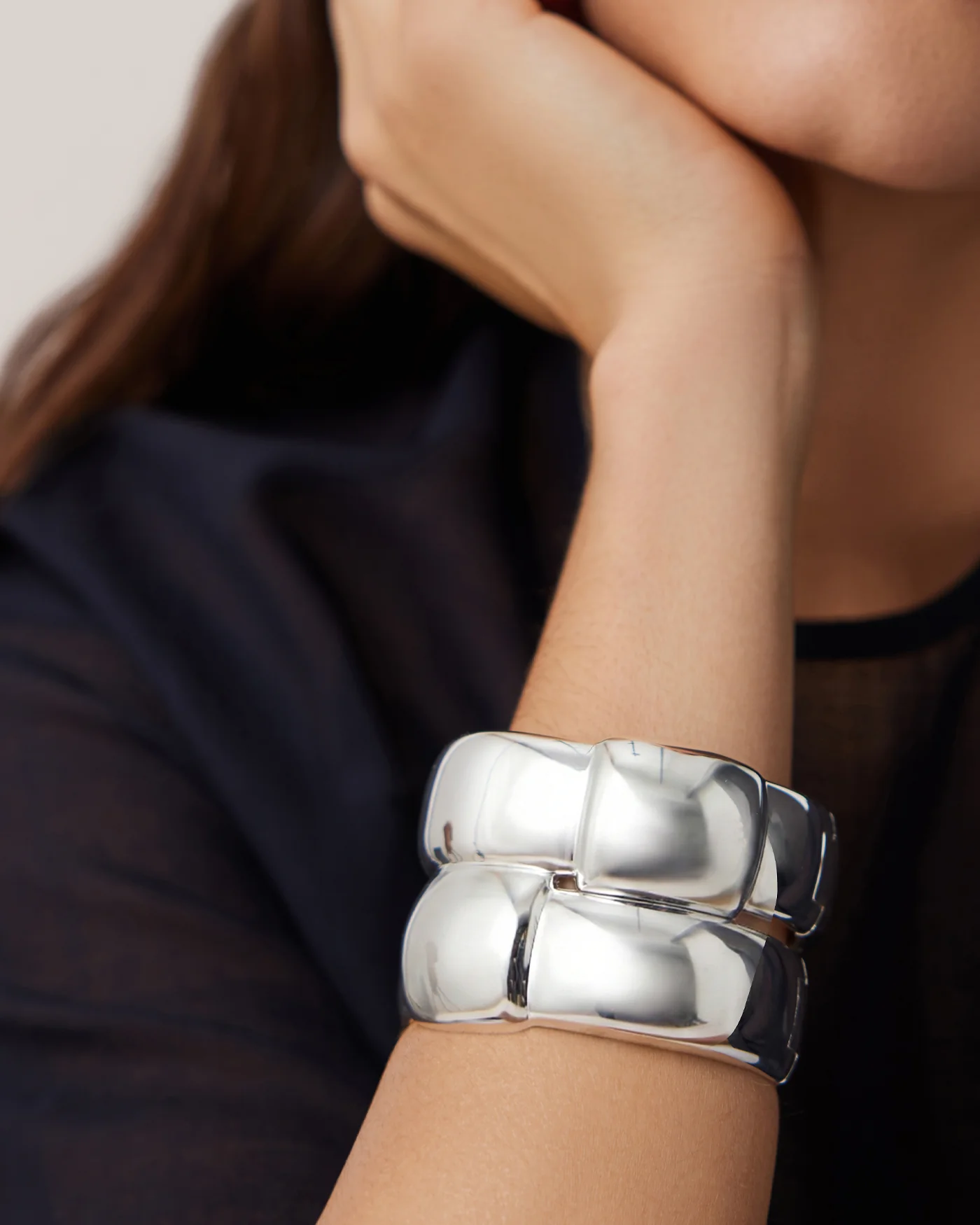 Mega Woven Square Bangle - Image 4