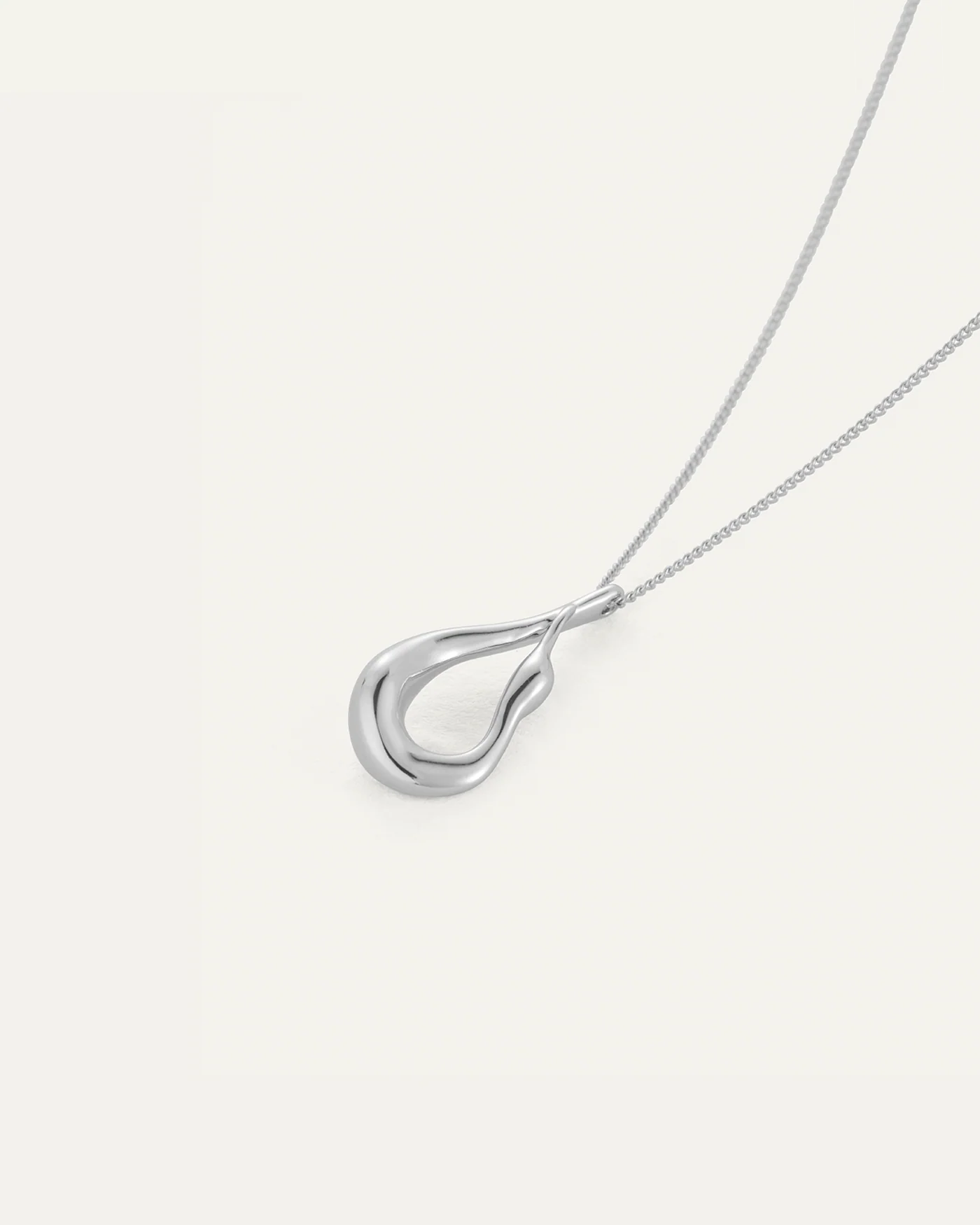 Mini Egret Pendant Necklace - Image 3