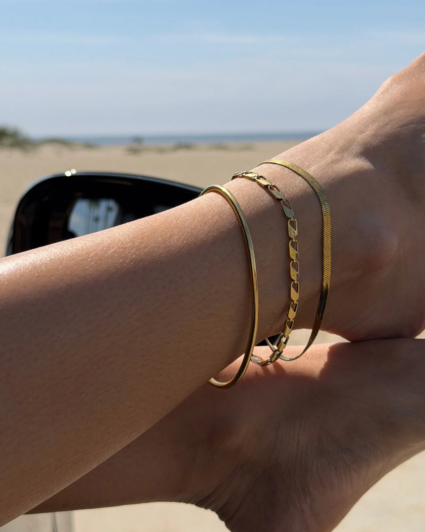 Modern Anklet Stack - Image 3