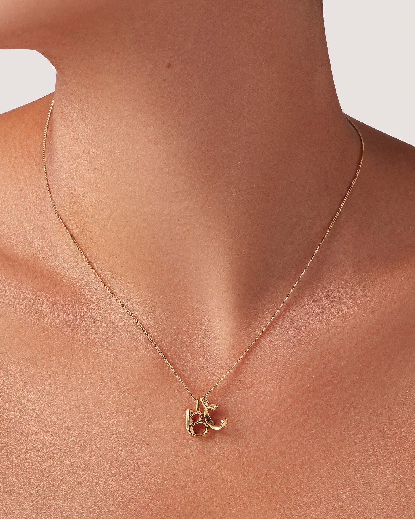 Monogram Necklace - B - Image 6