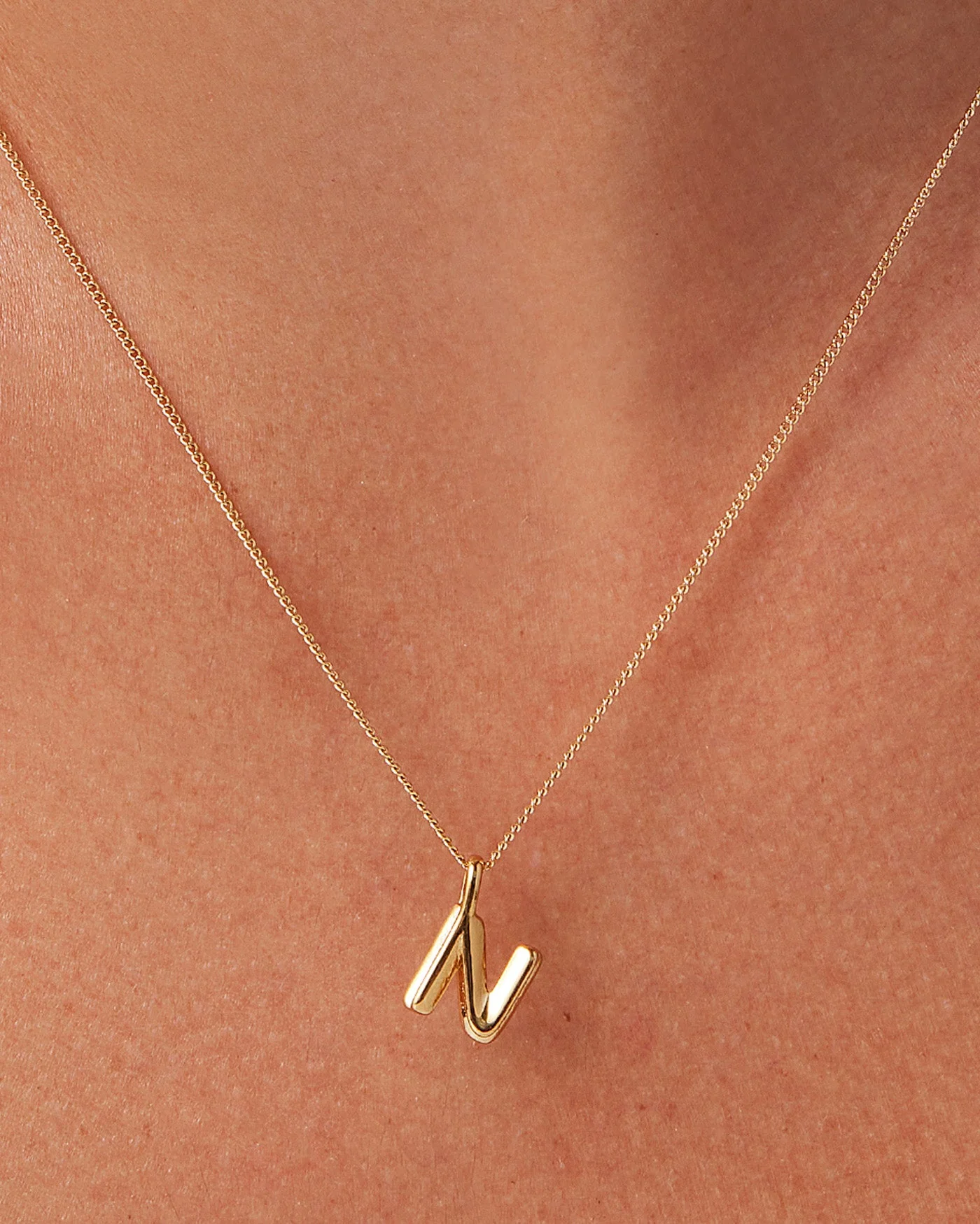 Monogram Necklace - N - Image 4