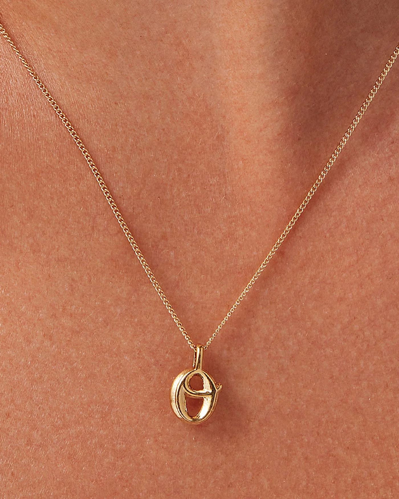 Monogram Necklace - O - Image 4
