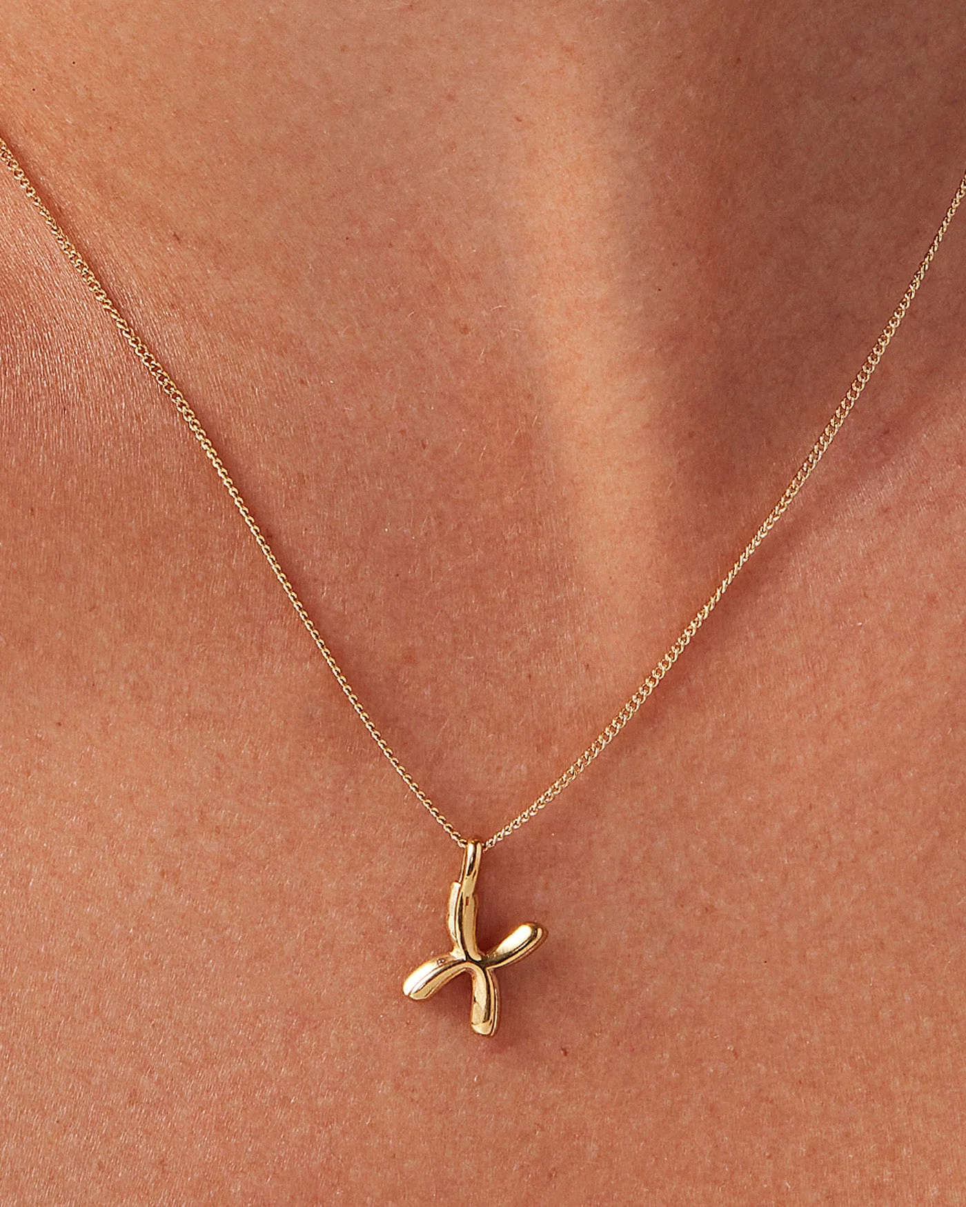 Monogram Necklace - X - Image 4