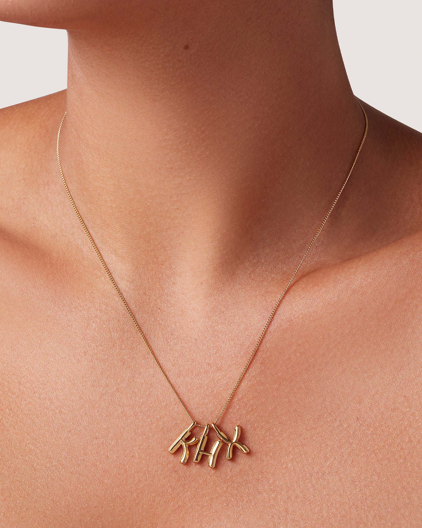 Monogram Necklace - X - Image 6