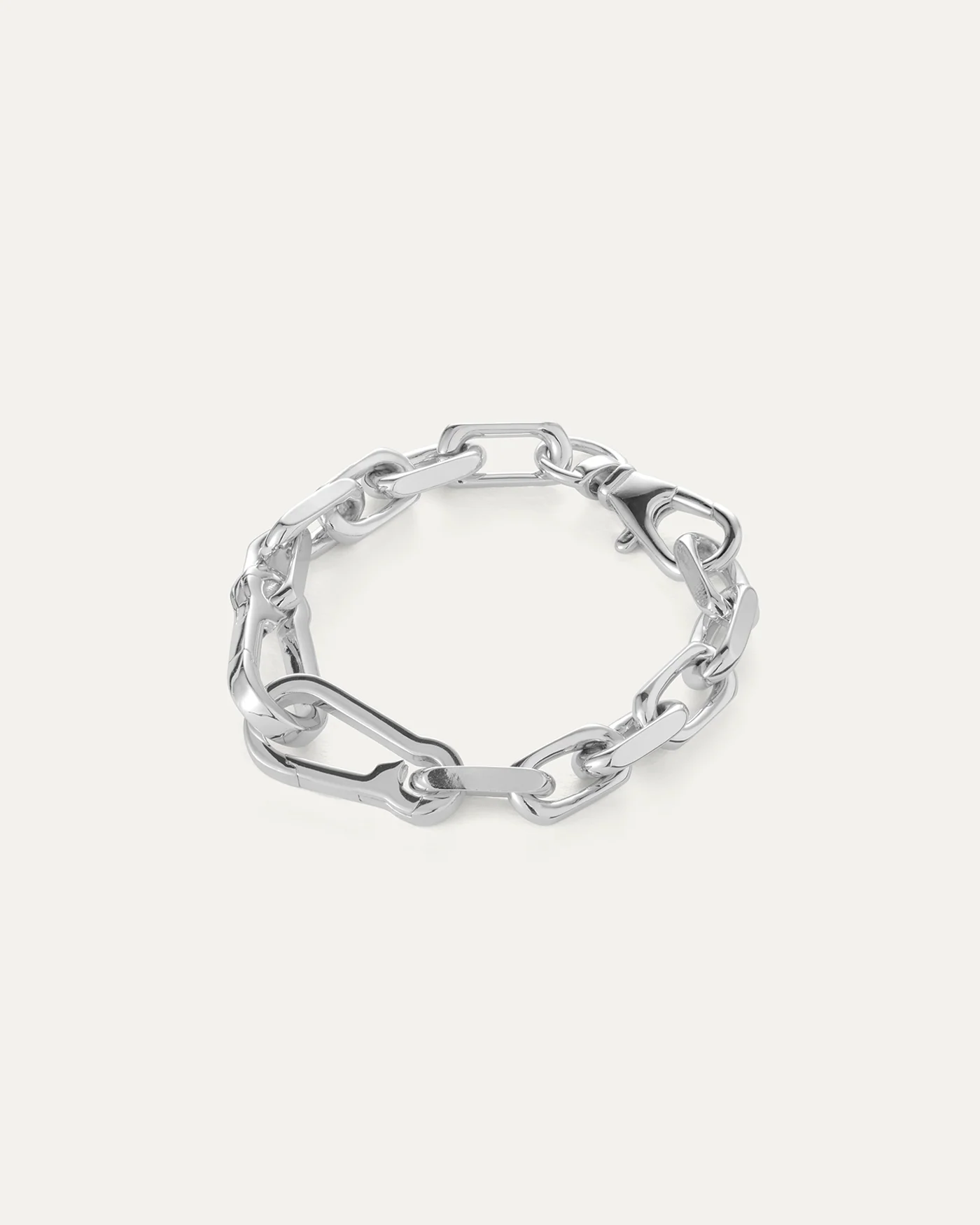 Padlock Heart Chain Bracelet - Image 3