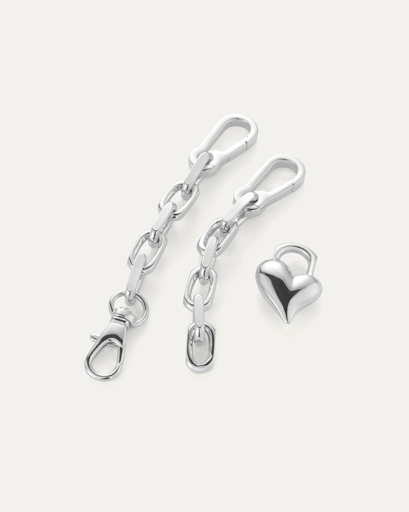 Padlock Heart Chain Bracelet - Image 5