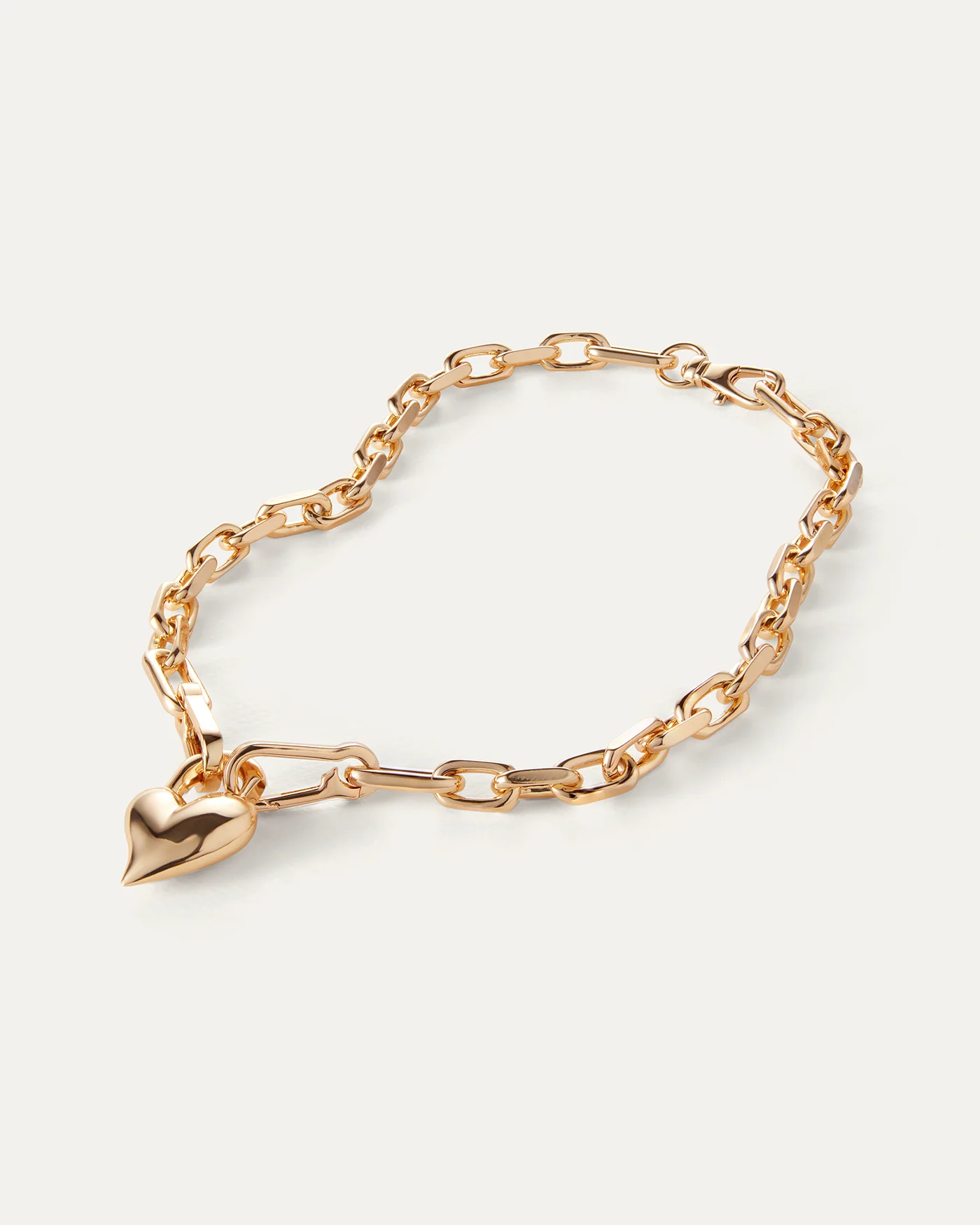 Padlock Heart Pendant Necklace - Image 3