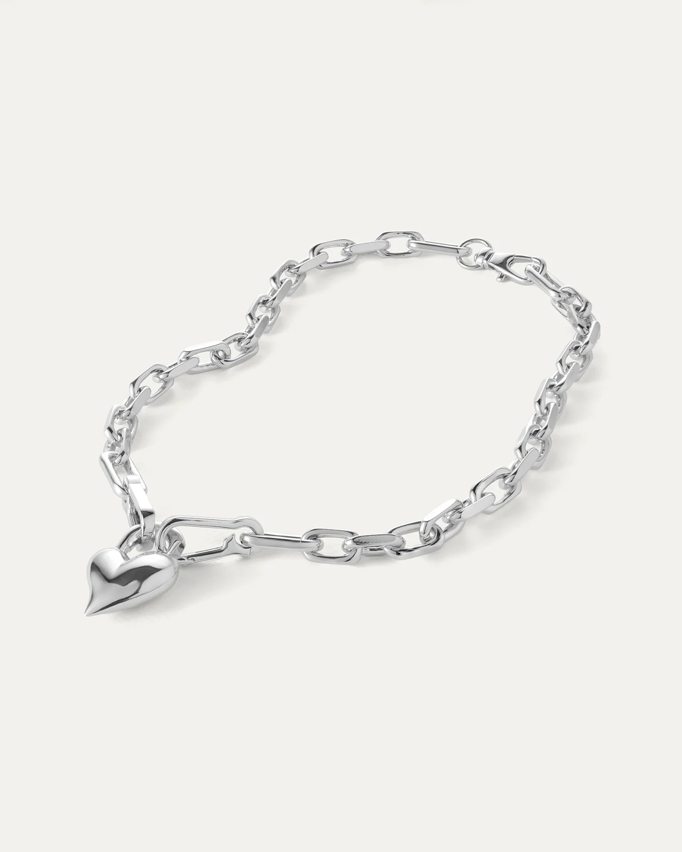Padlock Heart Pendant Necklace - Image 3