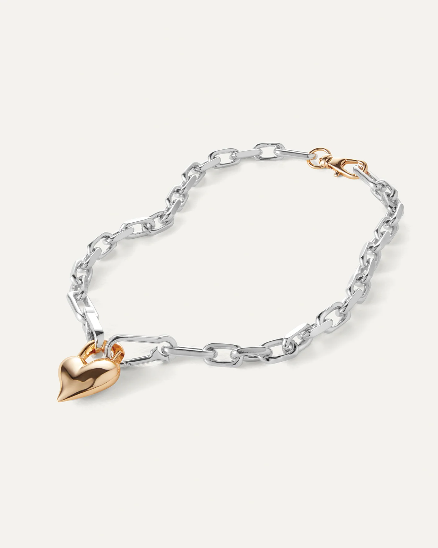 Padlock Heart Pendant Necklace