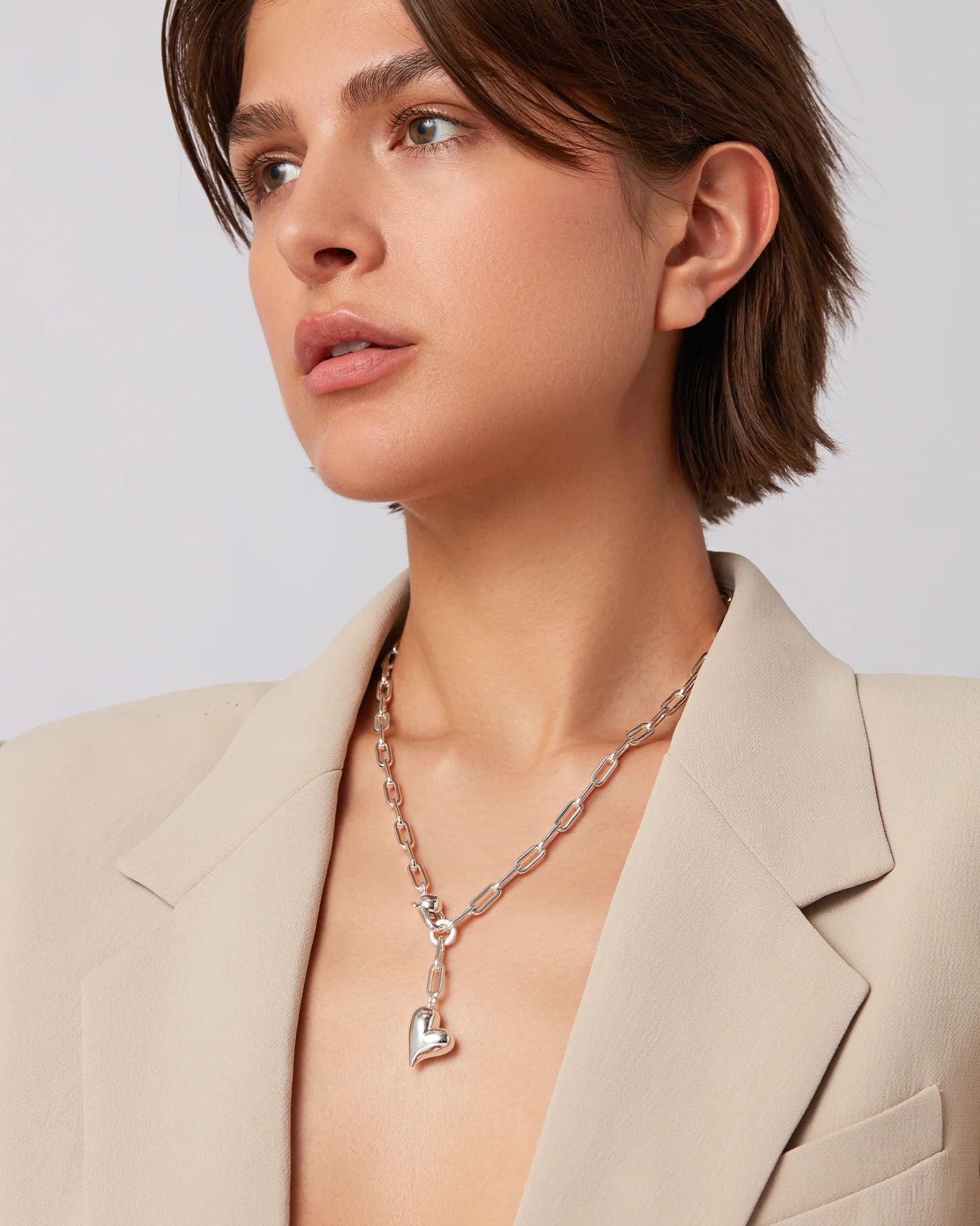 Puffy Heart Necklace - Image 2