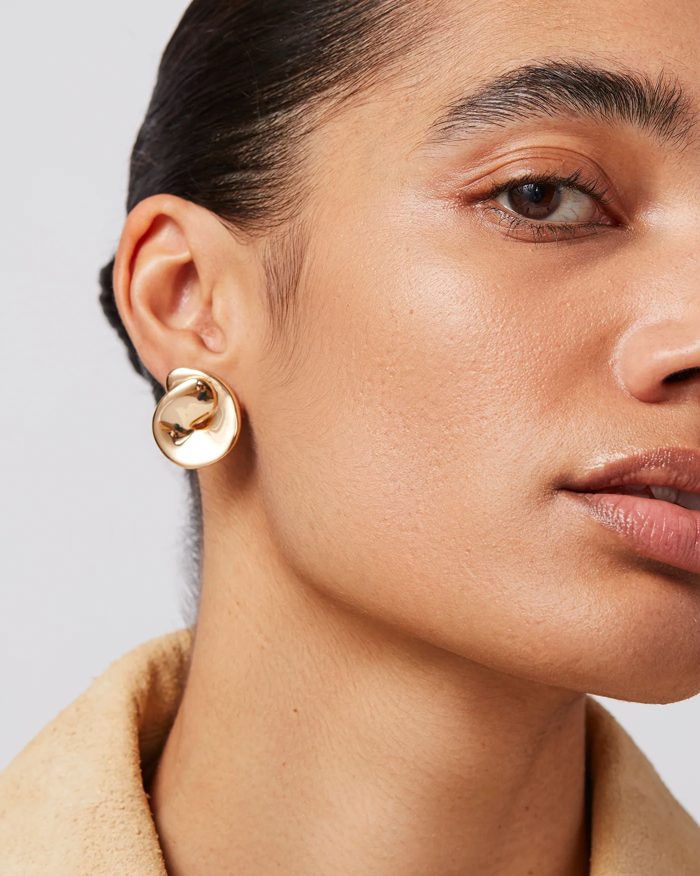 Rio Button Earrings - Image 2