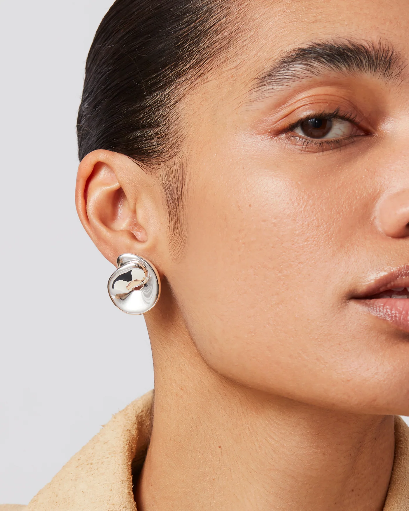 Rio Button Earrings - Image 2
