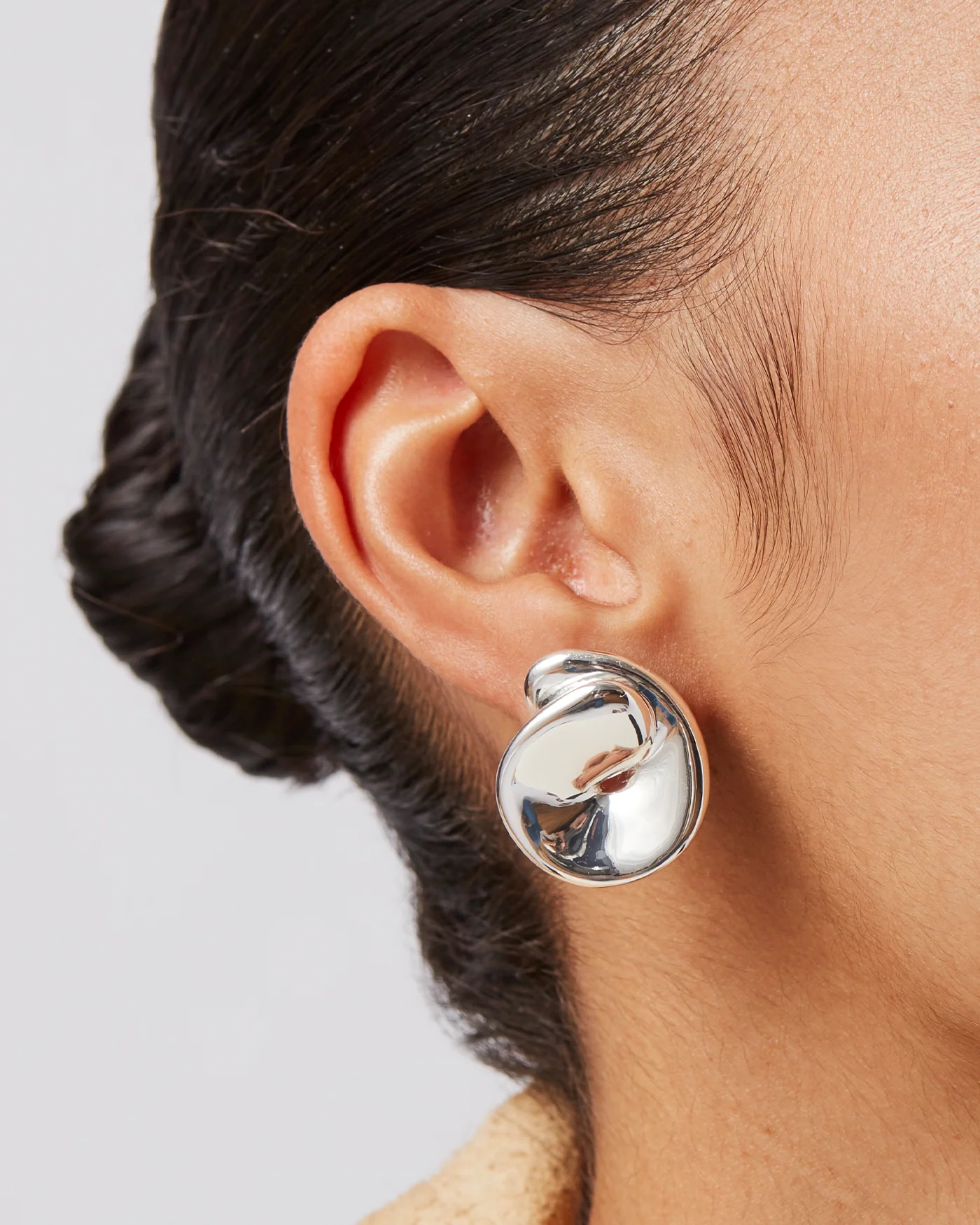 Rio Button Earrings - Image 3