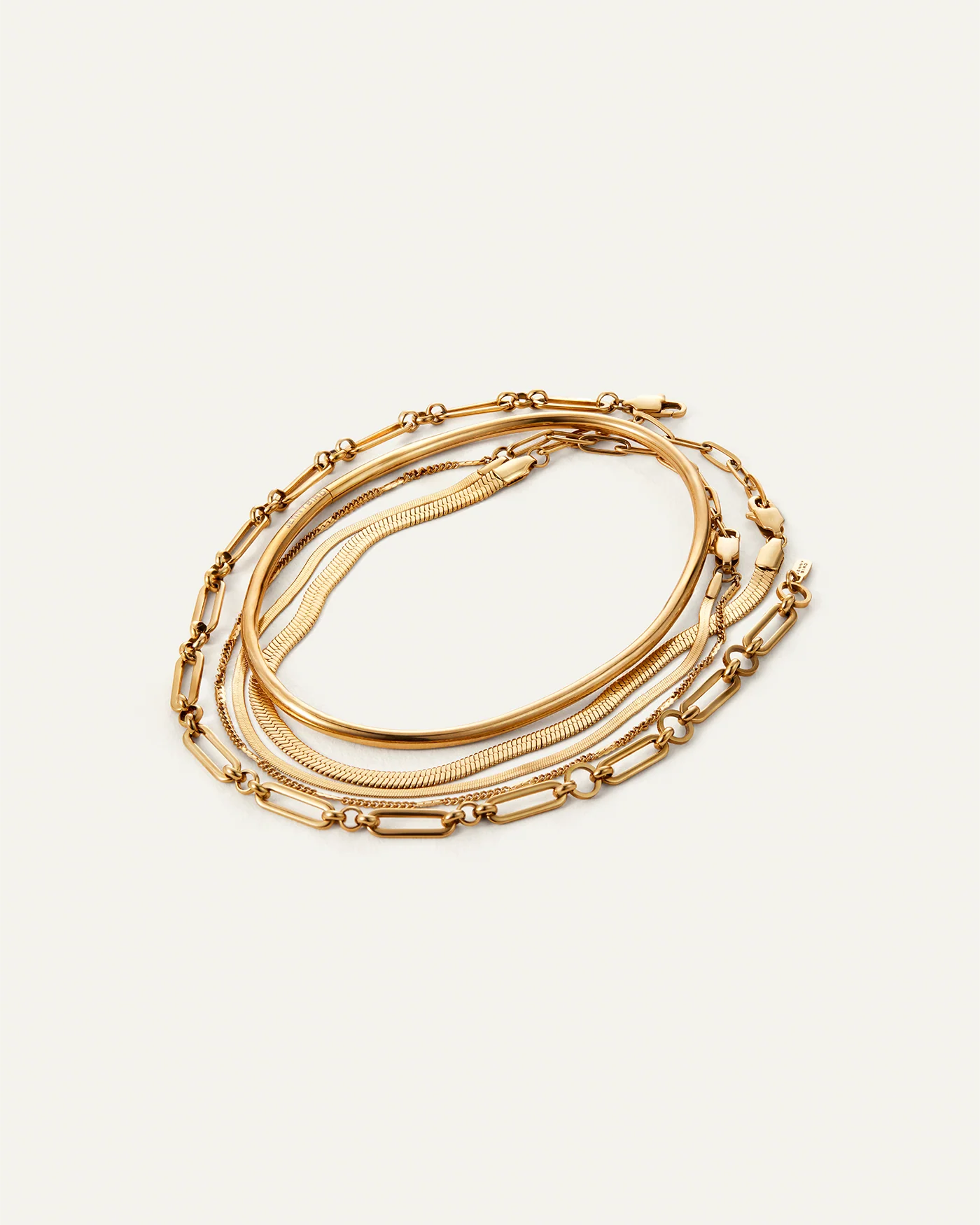 Statement Anklet Stack